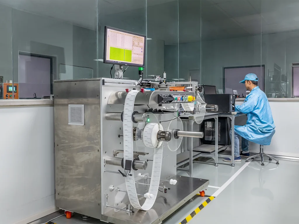 MakeID label paper production roll