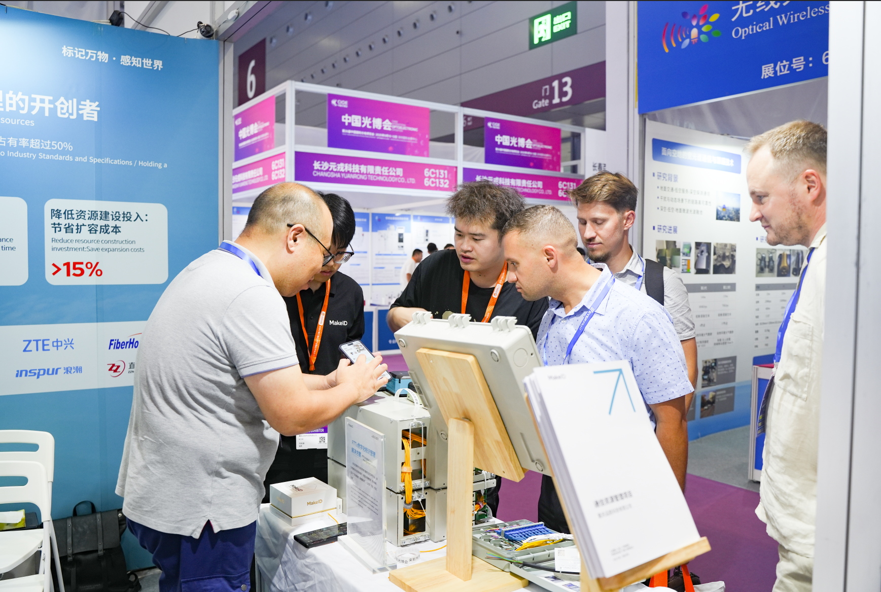 Engineers use MakeID printers to produce communication resource identification labels on site