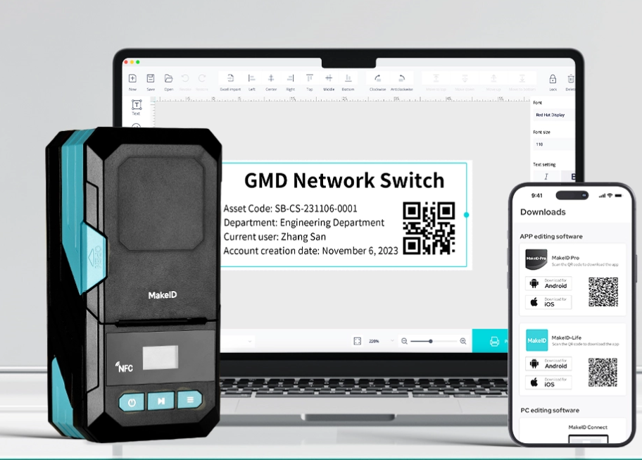 Professional label making software-MakeID