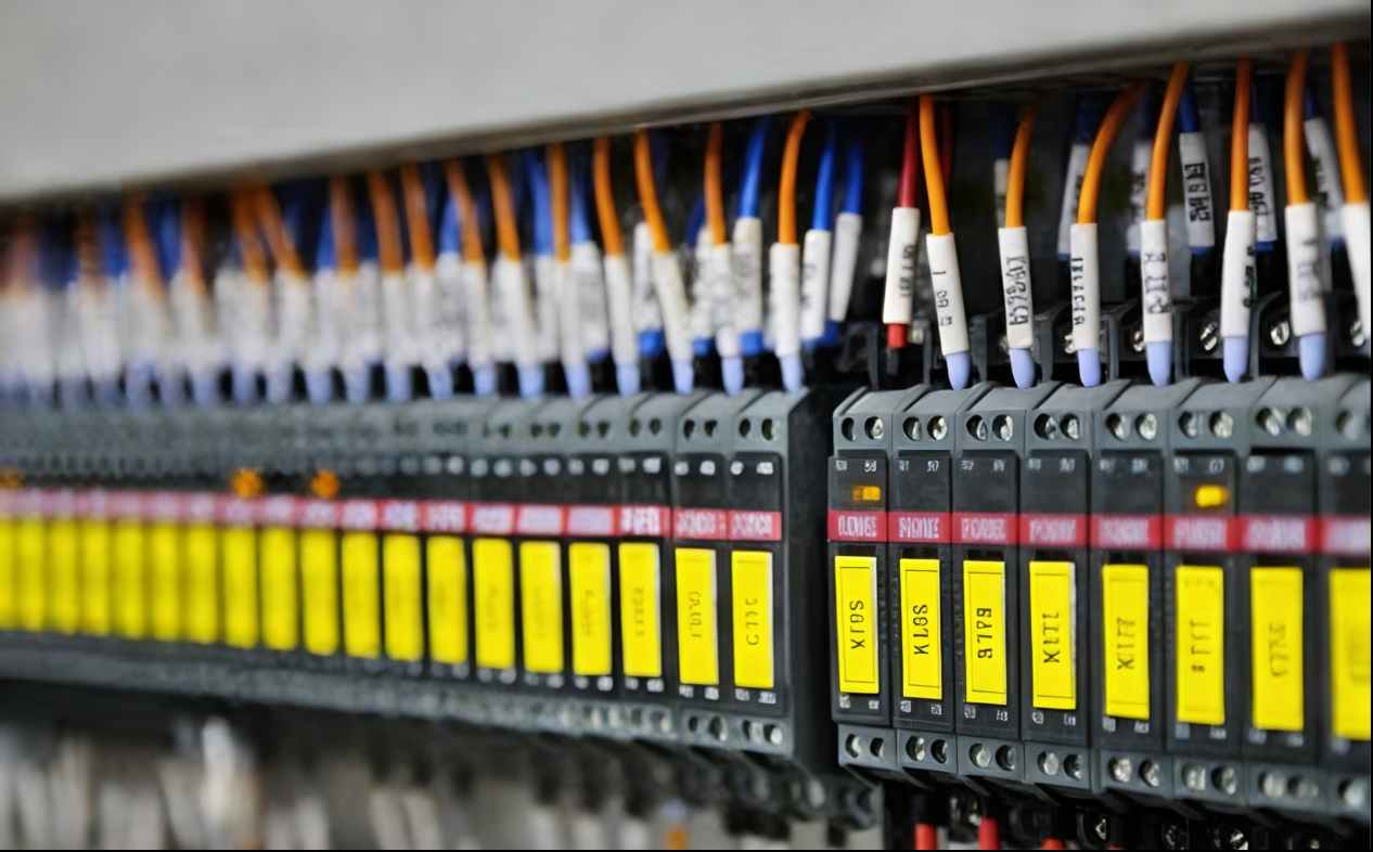 Applying labels to electrical panel