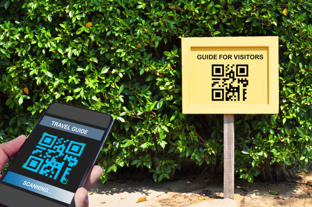 Smart technology concept and qr code quick and easy idea