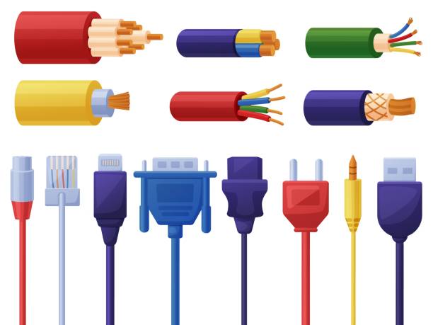Cables of different diameters
