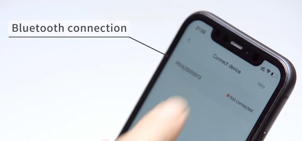Connect your phone to a label printer via Bluetooth