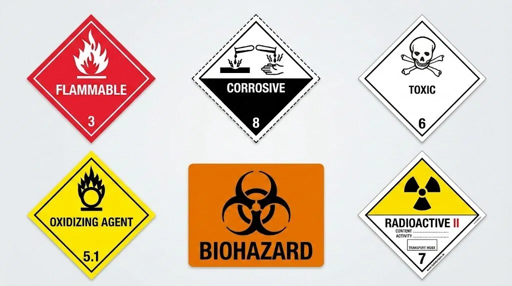 International standard safety warning label design