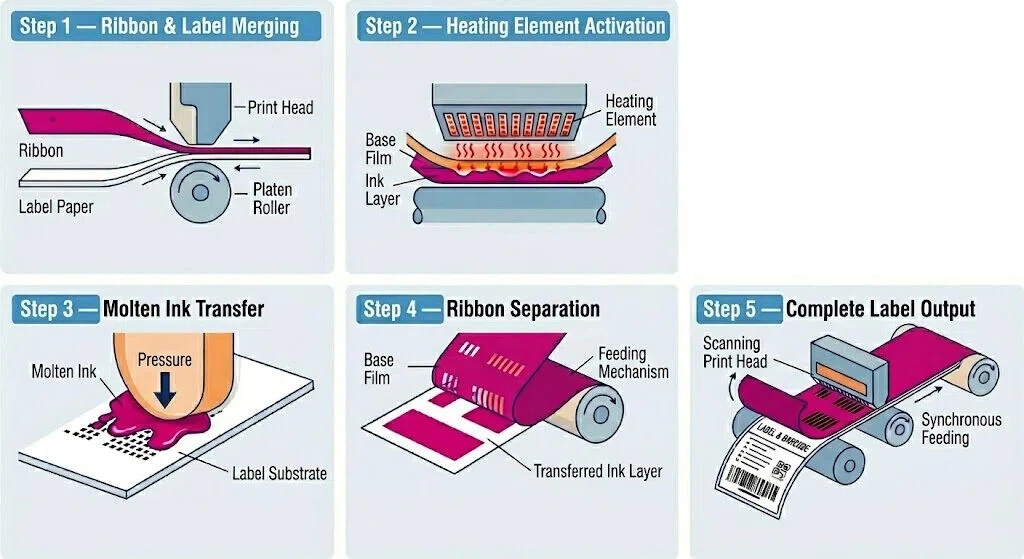 Thermal transfer imaging process